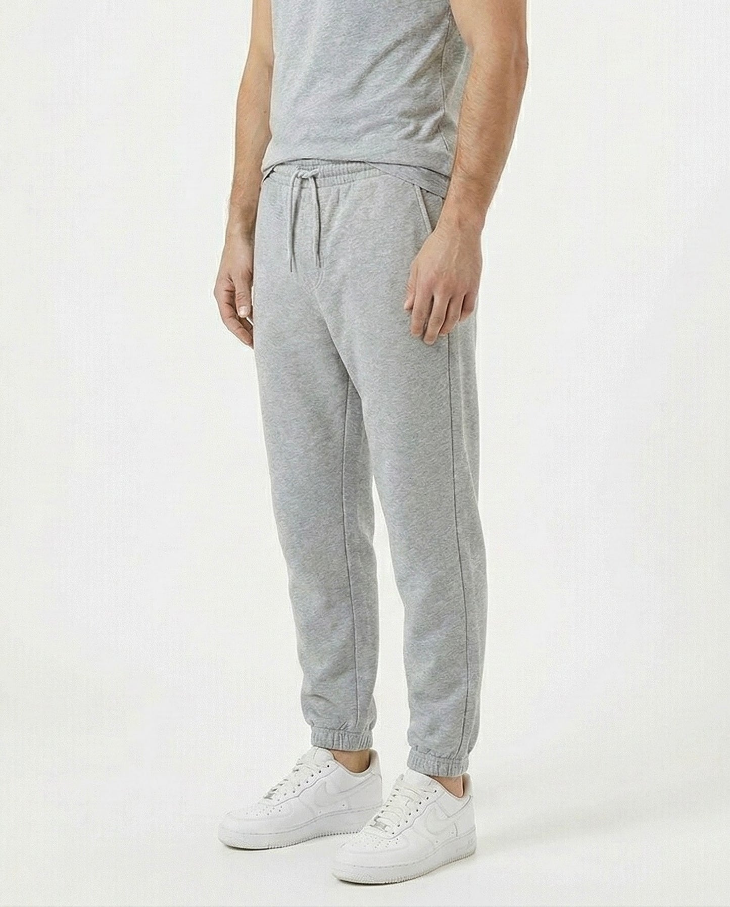 Basic Sweatpants - Light Gray